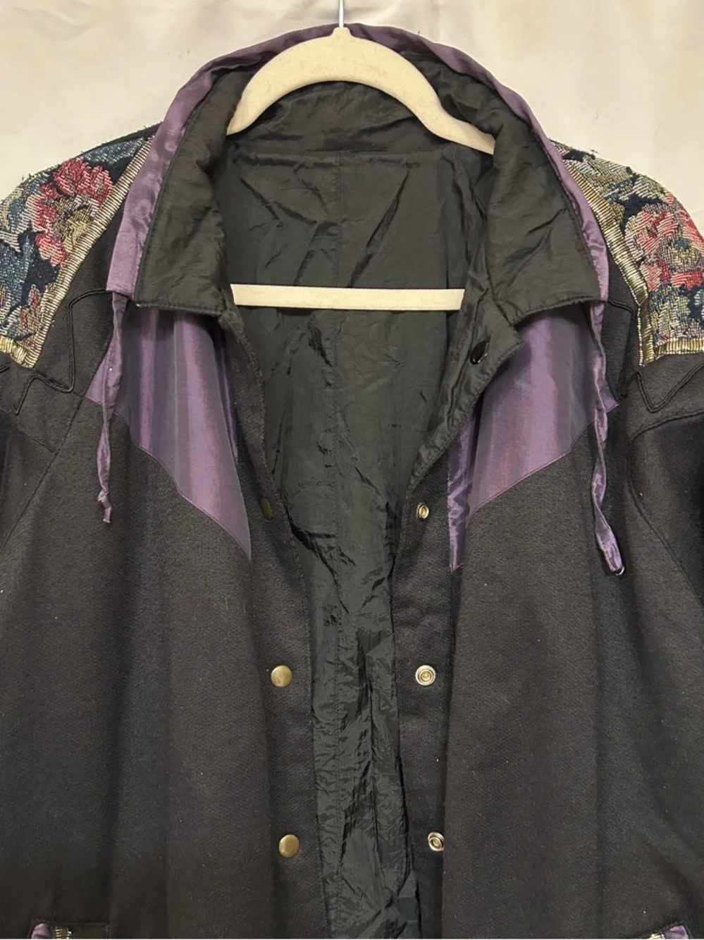 Vintage 80's/90's Current Seen Reversible Bomber‎ Style Jacket Size OS/Large
